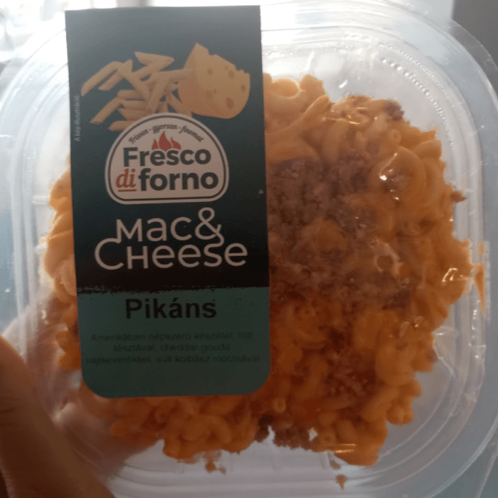 Mac&Cheese pikáns tészta