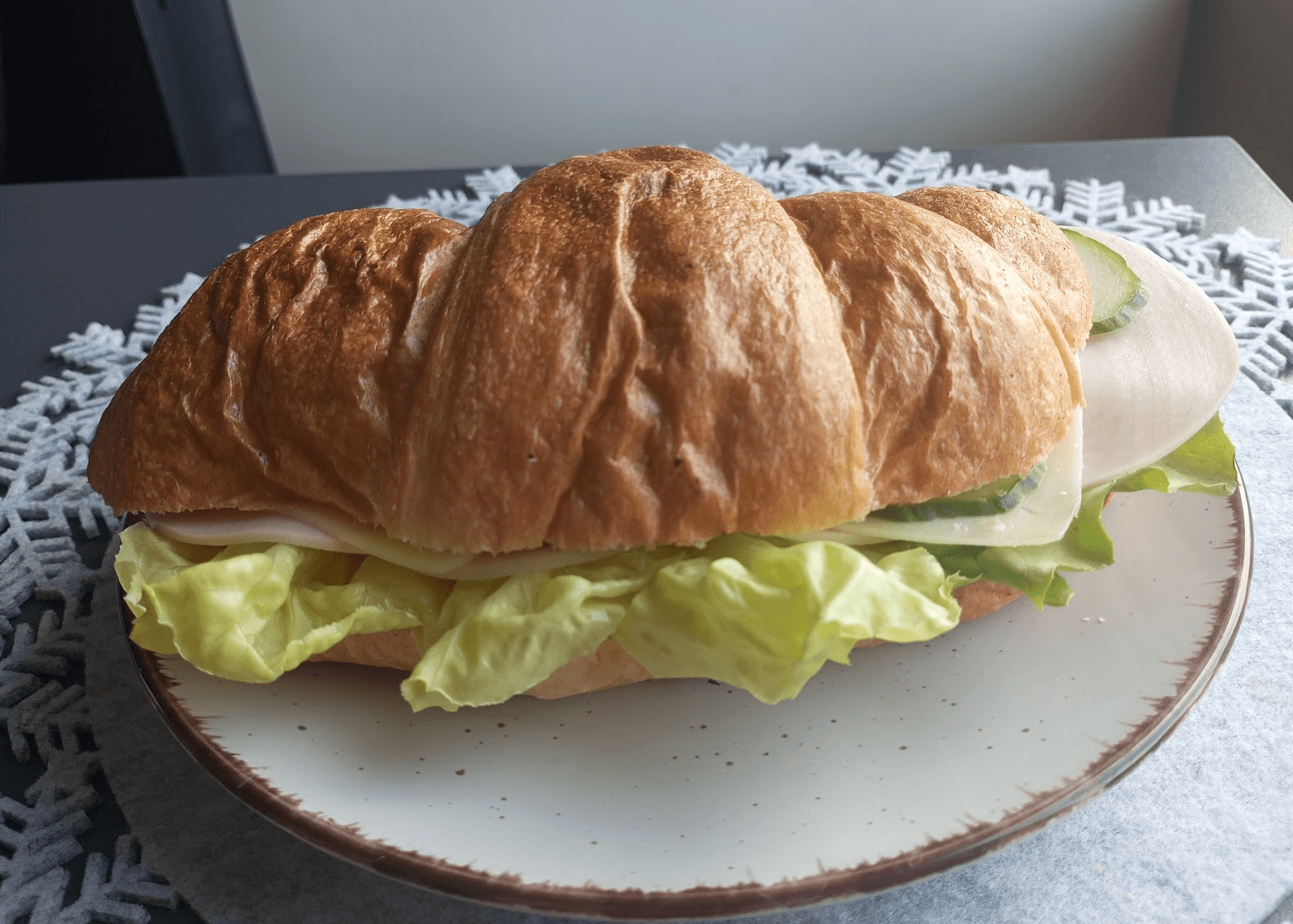 Sonkás croissant